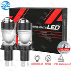 T08/T08S-Đèn Pha LED  H4  Công Xuất 35w ánh sáng 3 màu vàng, vàng nắng, trắng thay đổi màu qua từng lần bật, tắt.  Lắp Ô tô, Xe M