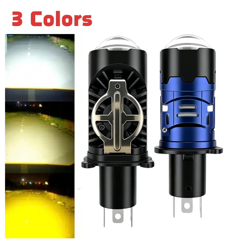 Dòng T18 đổi màu Đèn thấu kính H4 6000K BH18 tháng
