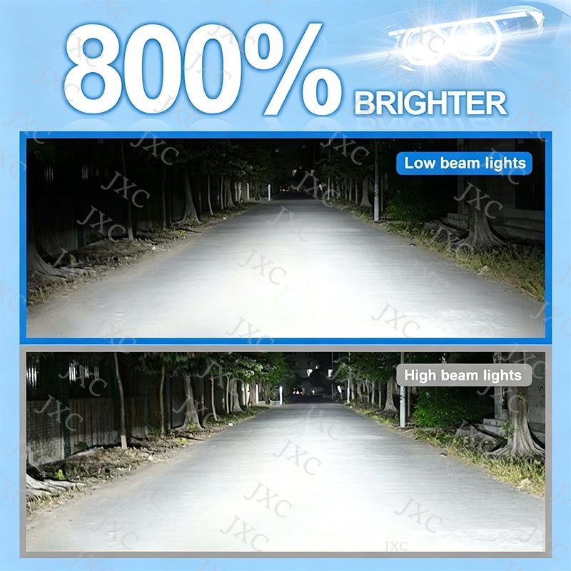 R10-2 ШТ. 【40W】Лампа Дальний свет / LED фара H4/H7 - Белый 6000K LED фара для автомобилей