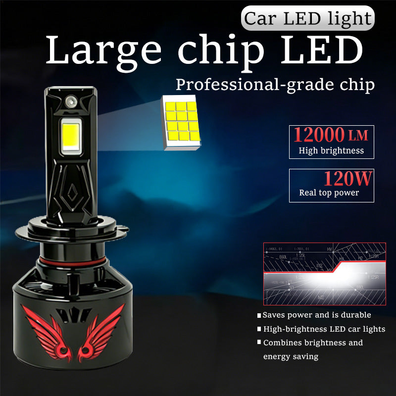 R20-Автомобильная LED фара H4/H7/H1 120w Супер прочная Ударопрочная Подходит для Toyota Honda Hyundai