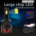 R20-Автомобильная LED фара H4/H7/H1 120w Супер прочная Ударопрочная Подходит для Toyota Honda Hyundai