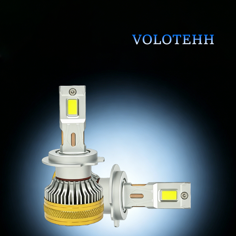 R18-2PCS Đèn pha ô tô LED Bóng Đèn Cos / Đèn Pha LED Xe hơi 60000lm H4/H7/H1 Siêu sáng Chuyên Ô Tô Xe Máy