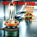 HI H7 H4 Đèn LED công suất cao 6000LM 6000K Rõ ràng na Đèn pha Cài đặt dễ dàng mà không cần công cụ, ánh sáng mạnh tập trung chiếu xạ siêu rõ ràng, phạm vi siêu xa hơn 200 mét, công nghệ dẫn nhiệt