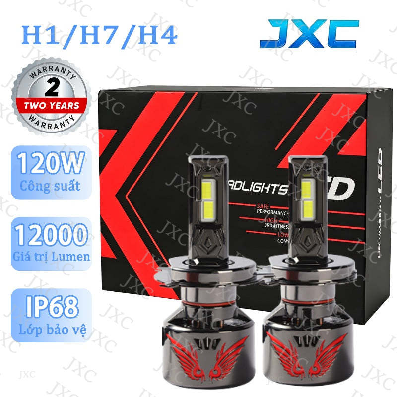 R20-Автомобильная LED фара H4/H7/H1 120w Супер прочная Ударопрочная Подходит для Toyota Honda Hyundai