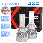 H4 LED Headlight for Car H4 led Bulb180W 18000LM 2Pcs Long Lifespan White Easy Instal