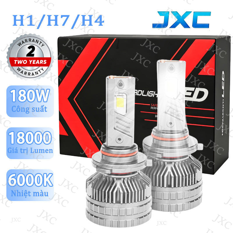 H4 LED Headlight for Car H4 led Bulb180W 18000LM 2Pcs Long Lifespan White Easy Instal