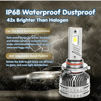 H4 LED Headlight for Car H4 led Bulb180W 18000LM 2Pcs Long Lifespan White Easy Instal