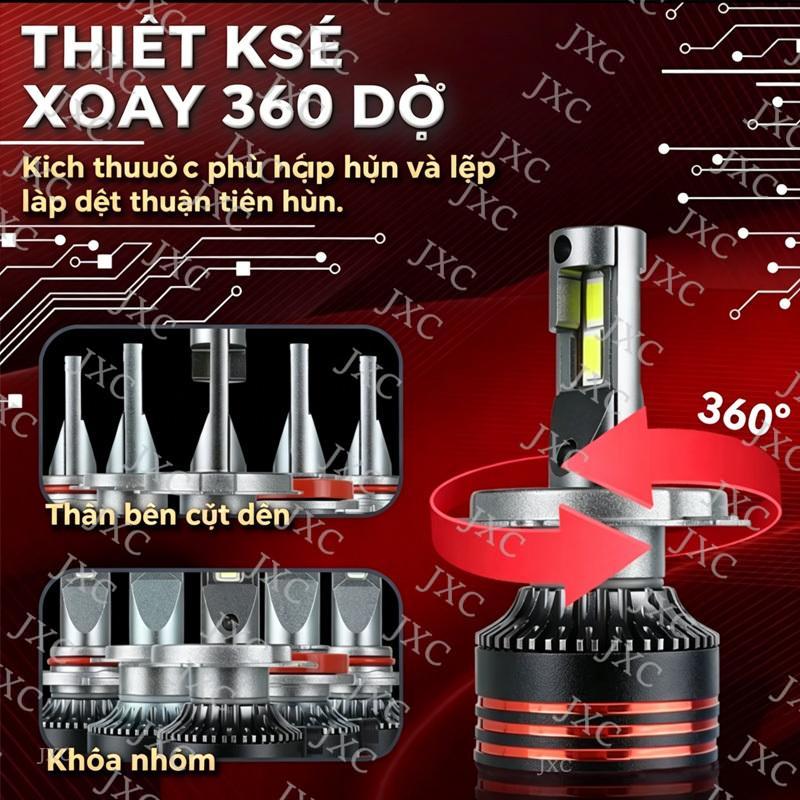 M8PRO H4/H7 Quyền lực 60W, điện áp 12-24V Đèn pha LED, lắp đặt không phá hủy, tuổi thọ siêu dài 5000h+, chịu lạnh và chịu nhiệt