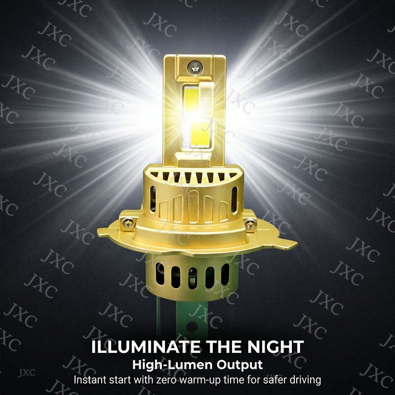 Đèn Pha Ô Tô LED Siêu Sáng  Cao Cấp Chống Nước  Phù Hợp H4 H7 Ô Tô Xe Máy (Toyota、Honda、Vinfast…)