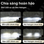 HI H7 H4 Đèn LED công suất cao 6000LM 6000K Rõ ràng na Đèn pha Cài đặt dễ dàng mà không cần công cụ, ánh sáng mạnh tập trung chiếu xạ siêu rõ ràng, phạm vi siêu xa hơn 200 mét, công nghệ dẫn nhiệt
