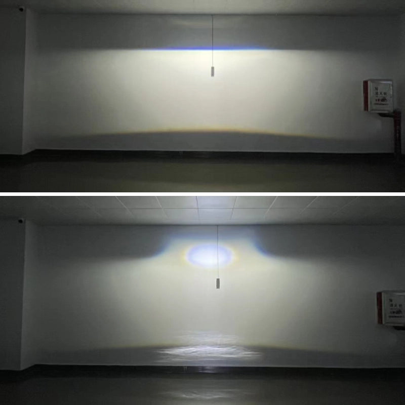 TS2 Series Four-Eye Grille Light LED Spot Light Car Front Grille Lamp 85W High Power Driving Light 9-16V