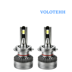 HI H7 H4 Đèn LED công suất cao 6000LM 6000K Rõ ràng na Đèn pha Cài đặt dễ dàng mà không cần công cụ, ánh sáng mạnh tập trung chiếu xạ siêu rõ ràng, phạm vi siêu xa hơn 200 mét, công nghệ dẫn nhiệt
