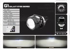 G1 Series + Đèn LED Ô Tô + Lens 2.5 Inch Single Cup, Cos/Pha 33W/40W, 5800K, 6000LM, 12-36V, Bảo Hành 18 Tháng