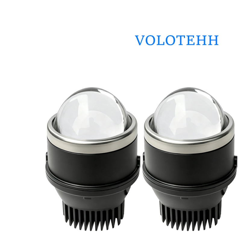 WD-21C- Series + Đèn LED Trung Võng Ô Tô + Đèn Sương Mù Bi Cầu 3 Inch Không Chiếu Thẳng + 3 Màu, Cos/Pha 35W/45W, LED Osram Nhập Khẩu