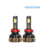 R14 Series Đèn LED Pha Ô Tô 3 Màu Điều Khiển Qua Bluetooth APP – 10000LM, 75W, 3000K/4300K/6000K, Điện Áp 12V
