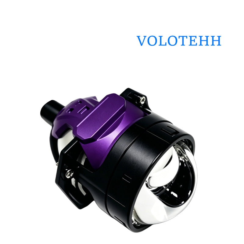 G2-TH Series + Đèn LED Ô Tô + Lens 2.5 Inch Single Projector, 13570 6 Chip & 15050 1 Chip, 45W/53W, 5800K, Điện Áp 9-16V