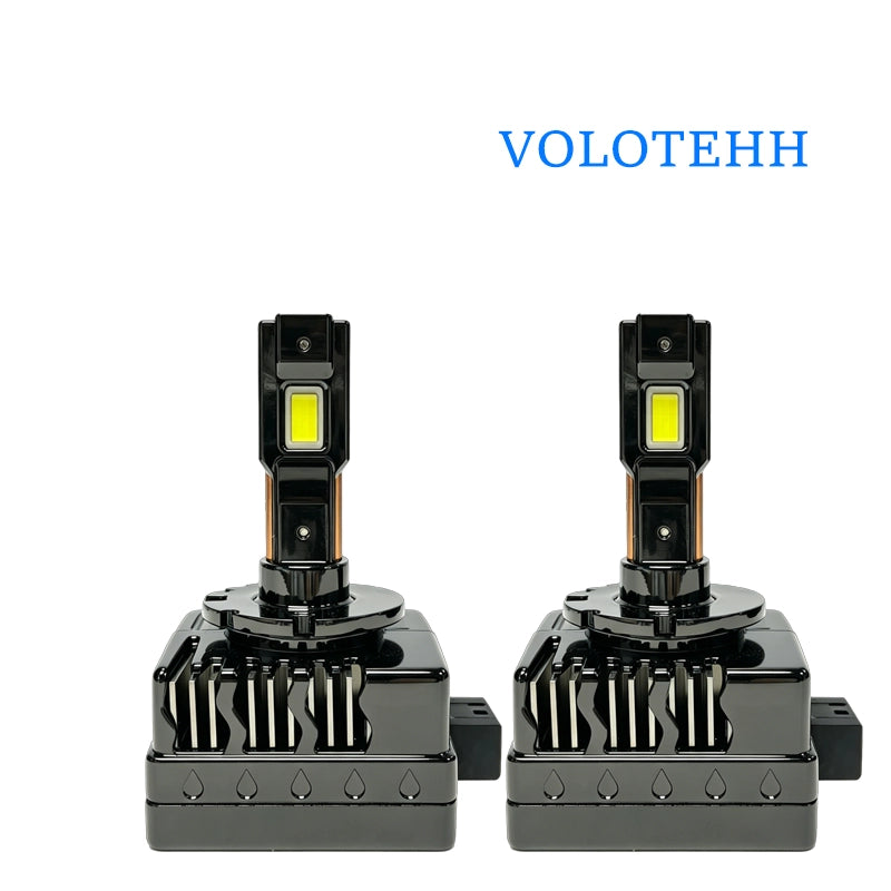 D-2PCS Car HID To LED Headlight Bulb  For Car LED Headlight Bulbs Plug And Play Canbus Error Free 6500K White D1 D2 D2 D3 D4 D4 D5 D8