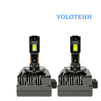 D-2PCS Car HID To LED Headlight Bulb  For Car LED Headlight Bulbs Plug And Play Canbus Error Free 6500K White D1 D2 D2 D3 D4 D4 D5 D8