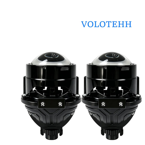AYS-10 Series + Đèn LED Ô Tô + Lens 2.5 Inch Single Cup Dual Beam, Cos/Pha 60W/70W, 5800K, 6000LM, 9-16V, Bảo Hành 18 Tháng