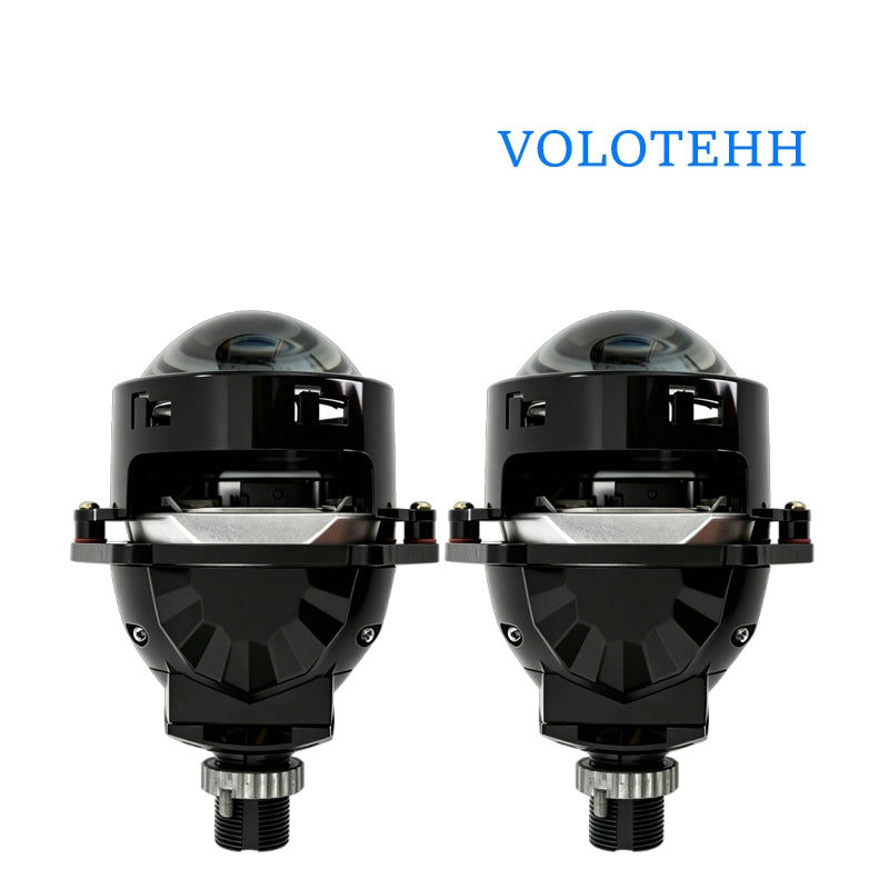 JC-01 Series + Đèn LED Ô Tô + Lens 3 Inch Double Cup Không Chiếu Thẳng, Cos/Pha 50W/60W, 5800K, 6000LM, 12V, Bảo Hành 18 Tháng
