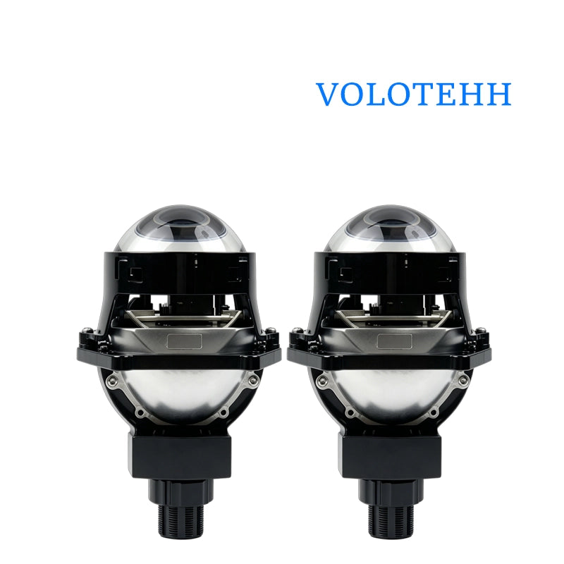 JC-33 Series + Đèn LED Ô Tô + Lens 2.5 Inch Double Cup Dual Beam, Cos/Pha 65W/55W, 5800K, 6000LM, 9-16V, Bảo Hành 18 Tháng