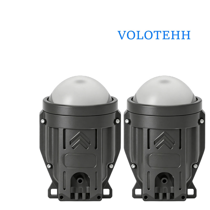 WD-25C Series + Đèn LED Trung Võng Ô Tô + Đèn Sương Mù Bi Cầu 3 Inch Không Chiếu Thẳng + 3 Màu, Cos/Pha 35W/45W, LED Osram Nhập Khẩu
