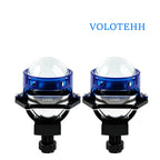 CZJC-BE02  Series + Đèn LED Ô Tô + Lens 3 Inch Double Cup Dual Beam Khung Xanh, Cos/Pha 45W/55W, 5800K, 6000LM, 9-16V, Bảo Hành 18 Tháng