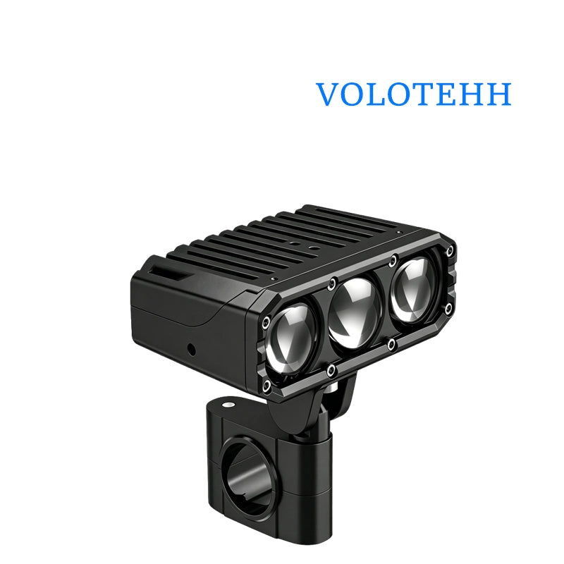 FW300 Series Đèn Lưới LED 3 Mắt Cho Ô Tô – Đèn Trợ Sáng Mặt Ca-lăng Công Suất Cao 30W/40W, Ánh Sáng Trắng 6000K, Vỏ Nhôm Hàng Không 9-30V
