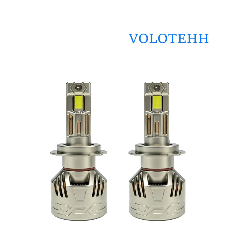 A46-Đèn LED Pha Ô Tô Màu Bạc Xám 60W – Chip LED 4575 12 Nhân, Ánh Sáng Trắng 6000K, Điện Áp 9V-24V