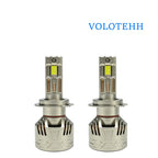 A46-Đèn LED Pha Ô Tô Màu Bạc Xám 60W – Chip LED 4575 12 Nhân, Ánh Sáng Trắng 6000K, Điện Áp 9V-24V