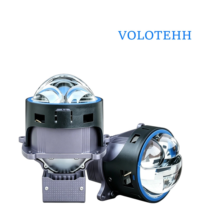 H1-5 Series 3.0 Inch Dual Direct Round Bi-LED Projector Lens Dual Beam Headlight Lens OSRAM LEDs 4300K/6500K