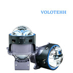 H1-5 Series 3.0 Inch Dual Direct Round Bi-LED Projector Lens Dual Beam Headlight Lens OSRAM LEDs 4300K/6500K