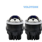 WD-03C/04C Series + Đèn LED Trung Võng Ô Tô + Đèn Sương Mù Bi Cầu 3 Inch Chiếu Thẳng Kép + Đơn Màu / 3 Màu, H70W/L60W, 8200LM, 9-16V, Bảo Hành 18 Tháng