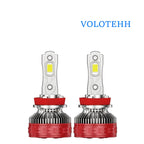 V12 Kiểu tiêu chuẩn Đèn pha LED ô tô Chip 4575-12×51mil DC12V Công suất ổn định 85W 12000LM Nhiệt màu kép 4300K/6000K