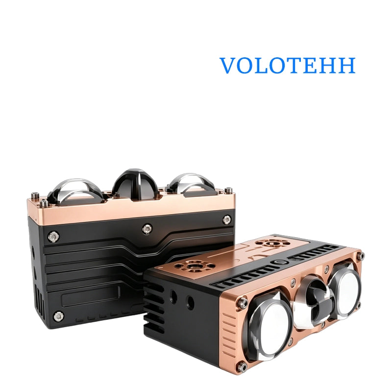 TS9 Series Premium Three-Eye LED Grille Spot Light Car Front Grille Driving Lamp 100W High Power 9-16V