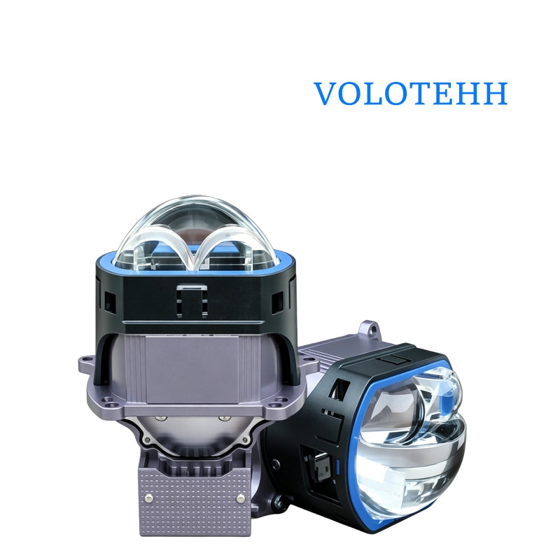 H1-2 Series 3.0 Inch Dual Direct Square Bi-LED Projector Lens Dual Beam Headlight Lens OSRAM LEDs 4300K/6500K