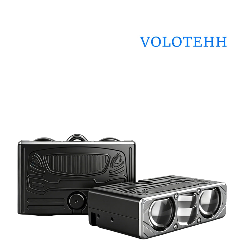 TS15 Series Four-Eye LED Grille Spot Light Car Front Grille Driving Lamp 98W High Power Single Color 9-16V