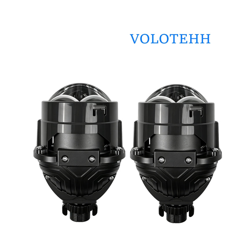 AYS Series + Đèn LED Ô Tô + Lens 2.5 Inch Dual Projector Dual Beam, Cos/Pha 65W/75W, 5800K, 6000LM, 9-16V, Bảo Hành 18 Tháng