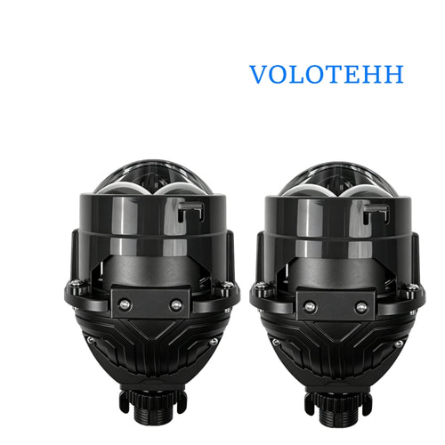AYS Series + Đèn LED Ô Tô + Lens 2.5 Inch Dual Projector Dual Beam, Cos/Pha 65W/75W, 5800K, 6000LM, 9-16V, Bảo Hành 18 Tháng