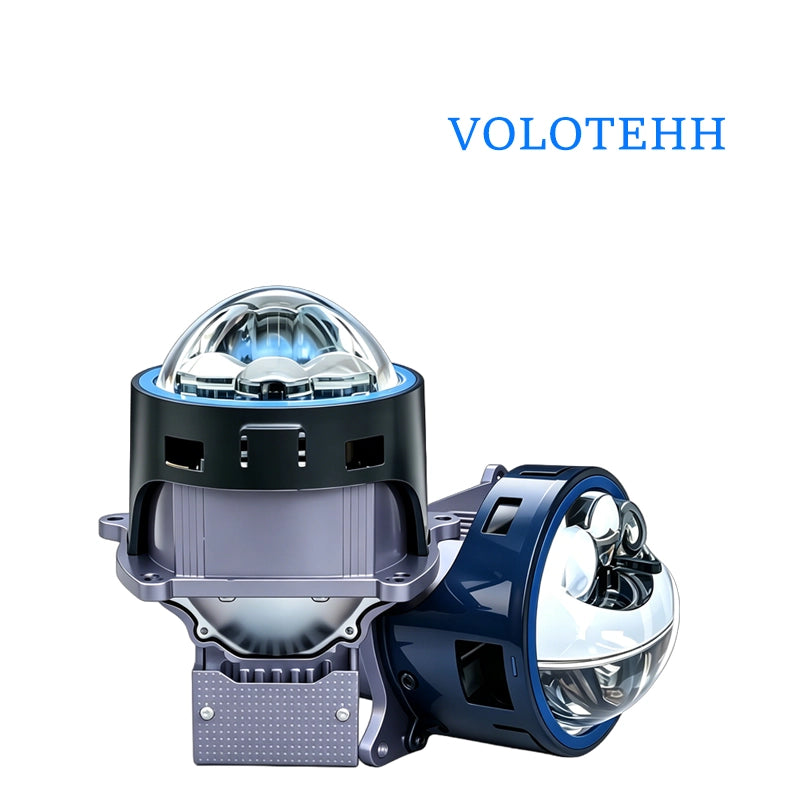 H1-3 Series 3.0 Inch Triple Direct Round Bi-LED Projector Lens Dual Beam Headlight Lens OSRAM LEDs 4300K/6500K