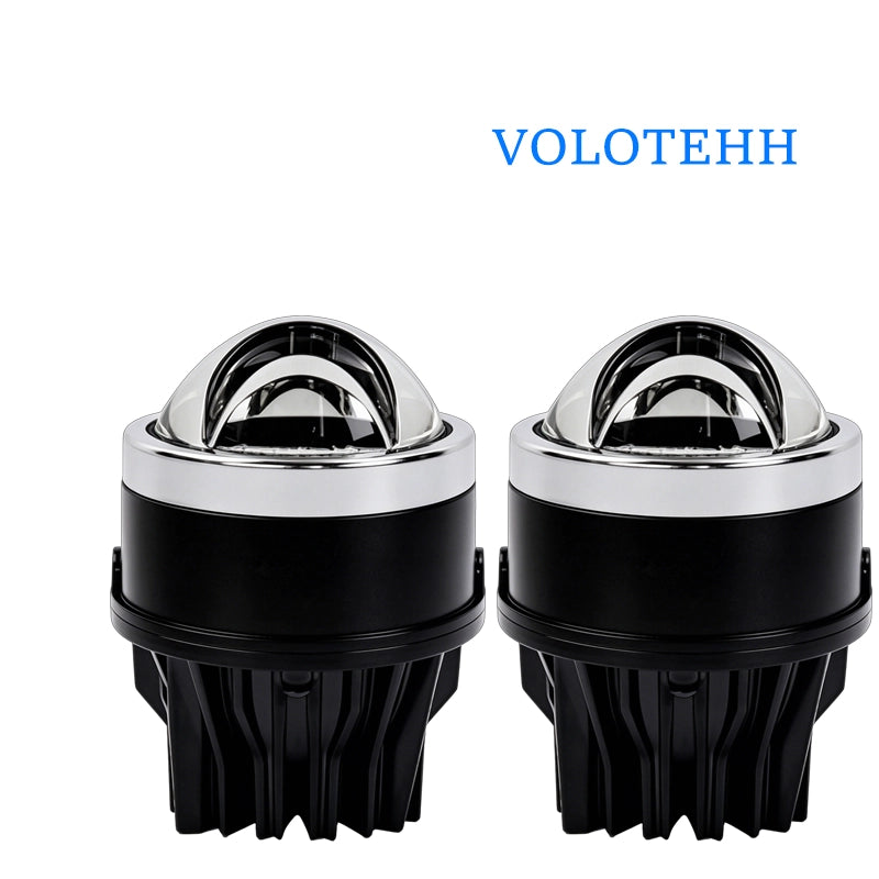 WD-09C/10C Series + Đèn LED Trung Võng Ô Tô + Đèn Sương Mù Bi Cầu 3 Inch Chiếu Thẳng 1 Cầu + Đơn Màu / 3 Màu, H65W/L50W, 8200LM, 9-16V, Bảo Hành 18 Tháng
