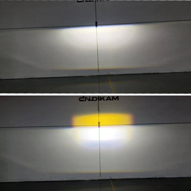 TS9 Series Premium Three-Eye LED Grille Spot Light Car Front Grille Driving Lamp 100W High Power 9-16V