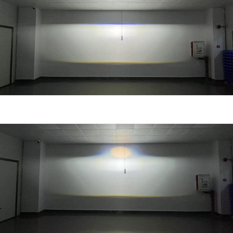 TS15 Series Four-Eye LED Grille Spot Light Car Front Grille Driving Lamp 98W High Power Single Color 9-16V
