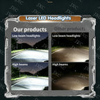 H4 LED Headlight for Car H4 led Bulb180W 18000LM 2Pcs Long Lifespan White Easy Instal