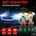 HI H7 H4 Đèn LED công suất cao 6000LM 6000K Rõ ràng na Đèn pha Cài đặt dễ dàng mà không cần công cụ, ánh sáng mạnh tập trung chiếu xạ siêu rõ ràng, phạm vi siêu xa hơn 200 mét, công nghệ dẫn nhiệt