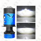 YH76 Ống Kính Laser H4 Bên Ngoài 85W/105W Ánh Sáng 80W, Chùm Cao 100W, 12-24VTuổi Thọ Siêu Dài, Cài Đặt Không Phá Hủy