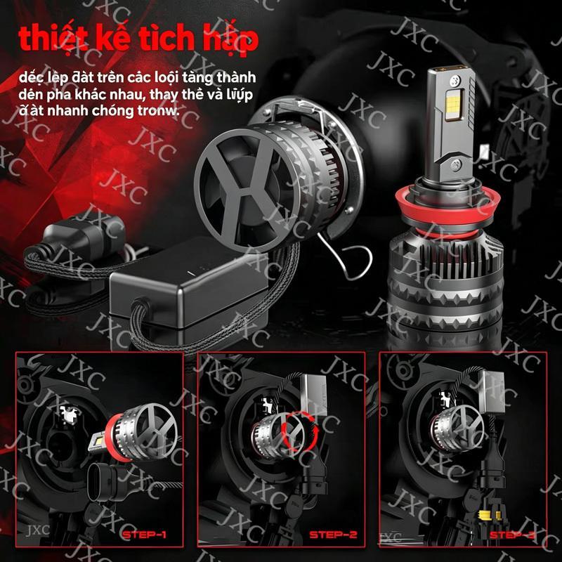 M8PRO H4/H7 Quyền lực 60W, điện áp 12-24V Đèn pha LED, lắp đặt không phá hủy, tuổi thọ siêu dài 5000h+, chịu lạnh và chịu nhiệt