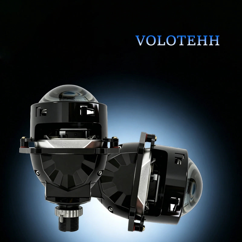JC-01 Series + Đèn LED Ô Tô + Lens 3 Inch Double Cup Không Chiếu Thẳng, Cos/Pha 50W/60W, 5800K, 6000LM, 12V, Bảo Hành 18 Tháng