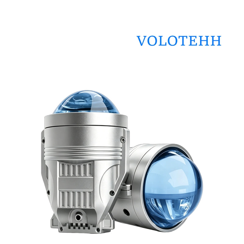 WD-22C Series + Đèn LED Trung Võng Ô Tô + Đèn Sương Mù Bi Cầu 3 Inch Không Chiếu Thẳng + 3 Màu, Cos/Pha 35W/45W, LED Osram Nhập Khẩu