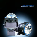 H1-5 Series 3.0 Inch Dual Direct Round Bi-LED Projector Lens Dual Beam Headlight Lens OSRAM LEDs 4300K/6500K